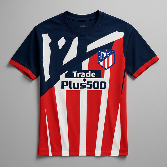 Maillot Atlético Madrid motif bleu